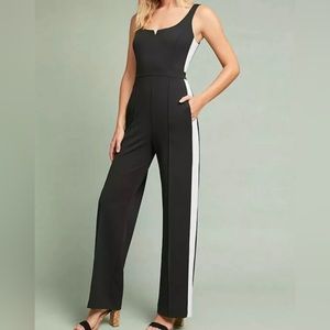 Donna Morgan jumpsuit w/contrasting side panels Sz 4 NWOT